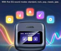 HOCO EQ14 écran tactile ANC écouteur Bluetooth 5.4 NOIR